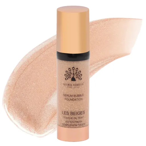 Fond de Ten Global Fashion, Serum Bubble Foundation, BF043, Golden Tan