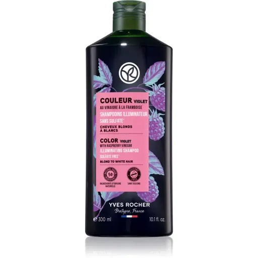Yves Rocher Couleur șampon pentru neutralizarea tonurilor de galben 300 ml