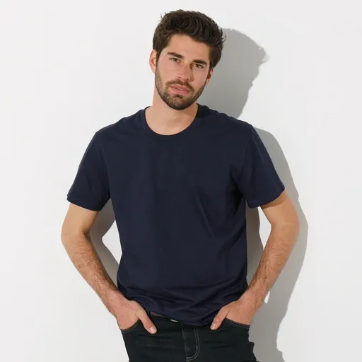 Tricou cu guler rotund și mâneci scurte