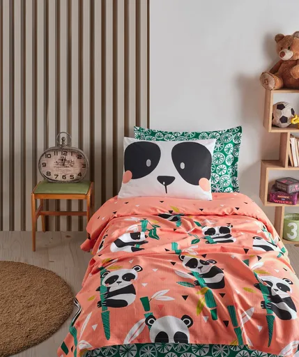 Cuvertura pique Single, L'essentiel Maison, Panida, Roz