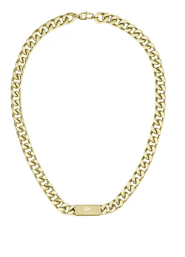 Lacoste Colier placat cu aur pentru bărbați Backhand 2040434