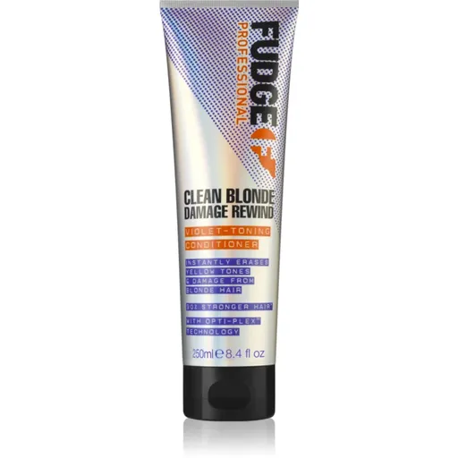 Fudge Clean Blonde Damage Rewind balsam nuanțator pentru par blond 250 ml
