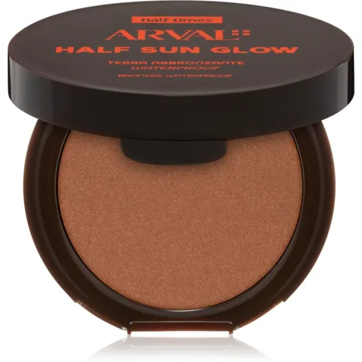 Arval Half Times Half Sun Glow Waterproof Bronzer pudra bronzanta impermeabila 8 g