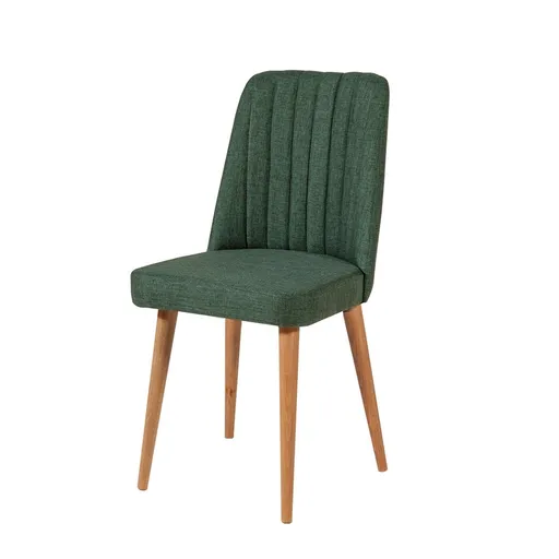 Scaun de sufragerie Stormi Green and Atlantic Pine, verde