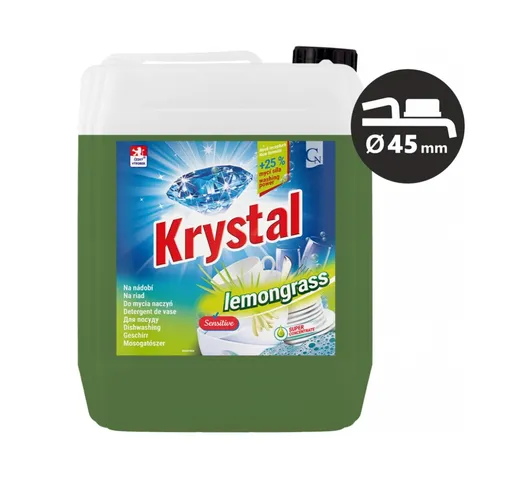 Detergent de vase, lichid, parfum de lamaita, 5L, Krystal