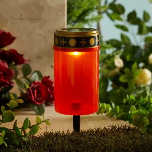 Lumânare solară pentru mormânt