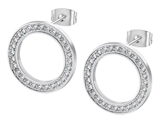 Lotus Style Cercei din oțel cu zirconi transparenți Woman Basic LS2320-4/1