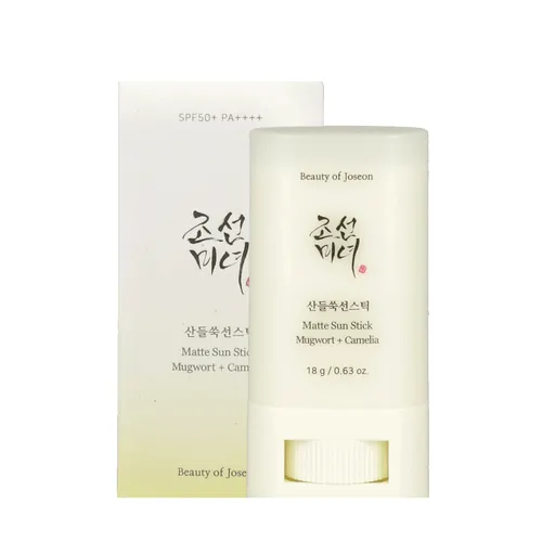 Beauty of Joseon Stick de protecție mat SPF 50 Mugwort + Camilia (Matte Sun Stick) 18 g