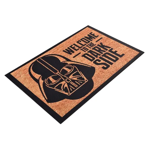 Covoras usa de la intrare Chilai Home 877CHL1060, 45x70 cm, PVC, Negru / Maro