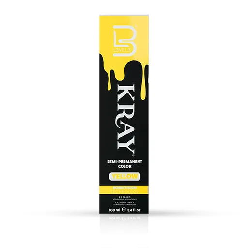 Vopsea semi - permanenta - L3VEL3 -  Galben - 100 ml