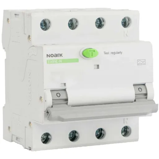 Intrerupator automat cu diferential RCBO Ex9NL-N 3P+N B32/30mA, curba B, 6kA, tip AC Noark 111501