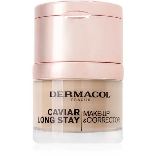 Dermacol Caviar Long Stay Caviar Long Stay Machiaj și Perfecting Corrector culoare Nude 30 ml