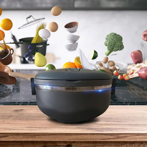 Cutie pentru pranz, Hermia, 960DYN1116, Izolat in vid, Fumuriu