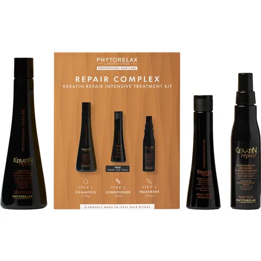 Phytorelax Laboratories Keratin Repair set cadou pentru catifelarea si regenerarea parului deteriorat