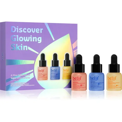 belif Super Drops Discover Glow Skin Kit set cadou pentru o piele perfecta