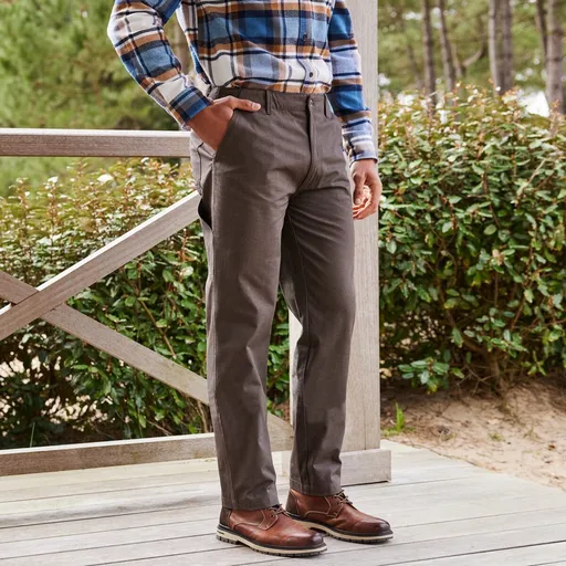 Pantaloni din pânză de in bachette