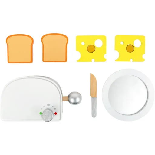 Small foot Wooden Toaster Breakfast set de jucării din lemn 3y+ 7 buc