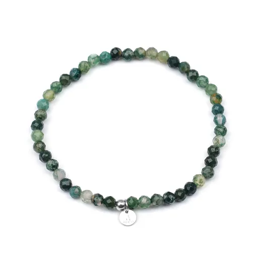 Agato Brățară minerală cu agat de mușchi POL-B21/20G