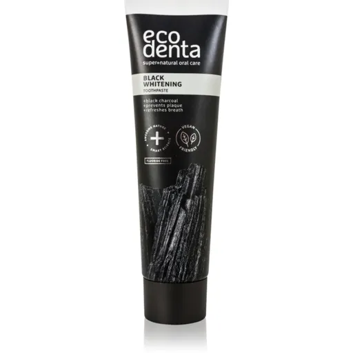 Ecodenta Expert Black Orange Whitening Pasta de dinti pentru albire neagra fara flor aroma Orange 100 ml
