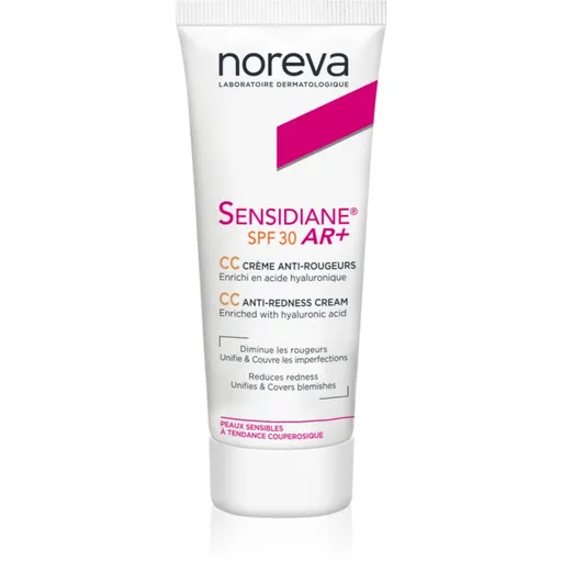 Noreva Sensidiane AR+ CC Cream cremă CC împotriva roșeții tenului SPF 30 40 ml