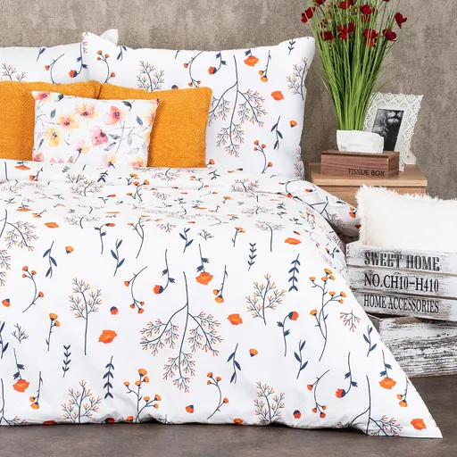 Lenjerie de pat din bumbac 4Home Floret, 140 x 200 cm, 70 x 90 cm