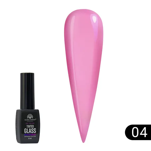 Oja semipermanenta cu efect de vitraliu Global Fashion 8ml, Tinted Glass 04