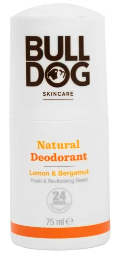 Bulldog Deodorant natural cu bila (Natural Deodorant Lemon & Bergamot Fresh & Revitalising Scent) 75 ml