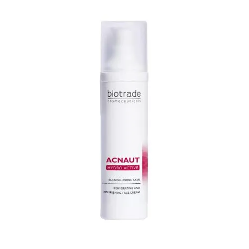 Biotrade Cremă hidratantă pentru tenul cu probleme Acnaut Hydro Active (Rehydrating and Nourishing Face Cream) 60 ml