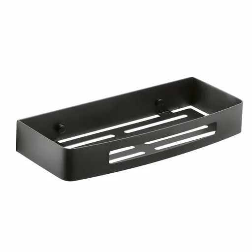 GEDY 241714 Suport inteligent pentru duș, 30 x 4,5x 12,8 cm, negru mat
