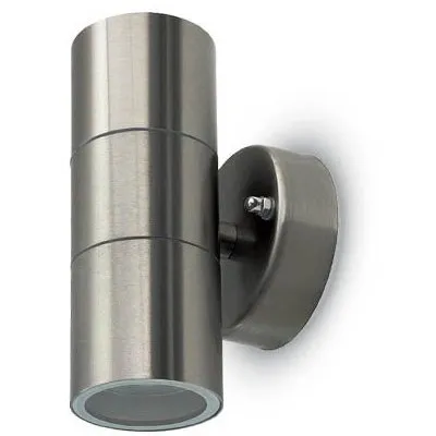 Corp iluminat soclu 2XGU10 IP44 inox V-TAC SKU-7500
