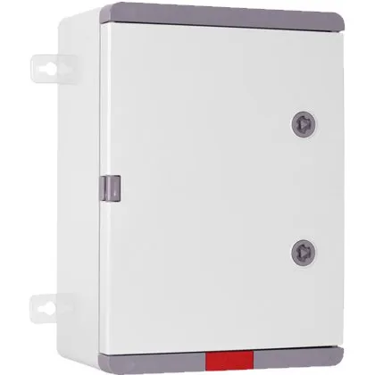 Cutie distributie Plastim PD253515, IP67 din ABS gri, usa mata, placa metalica, 250x350x150 mm