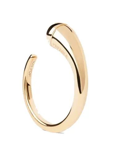 PDPAOLA Inel placat cu aur cu design deschis Loop Essentials AN01-D01 54 mm