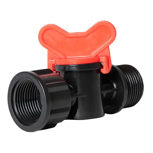 Mini Robinet Cu Filet Interior/exterior Pentru Banda De Picurare, Dimensiune 3/4" ,presiune 3 Bari