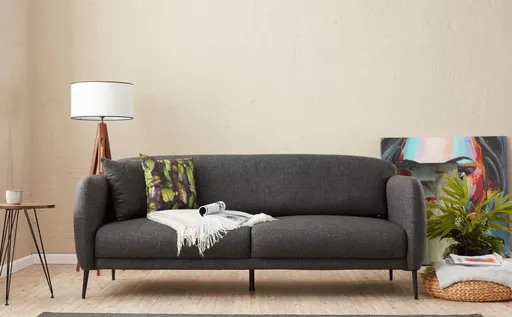 Canapea extensibila 3 locuri, Atelier del Sofa, 825BLC2754, Antracit