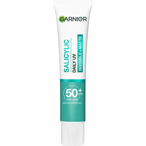 Garnier Fluid zilnic anti-imperfecțiuni SPF 50+ PureActive Salicylic (Daily UV Invisible + Matte) 40 ml