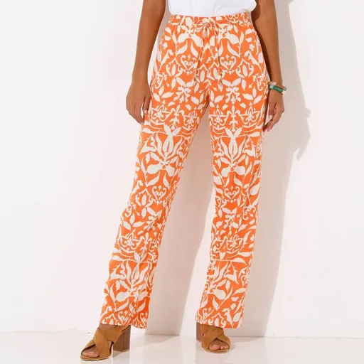 Pantaloni largi și lejeri cu imprimeu