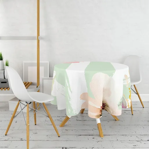 Fata de masa, Hermia, 994PRL1129, Diametru: 160 cm, Multicolor