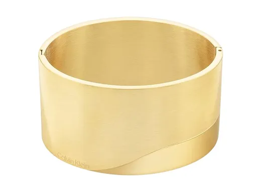 Calvin Klein Brățară masivă placată cu aur Minimal Circular Family 35000147