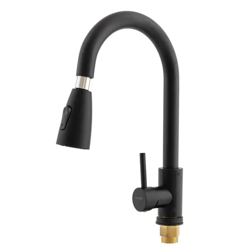 Baterie Bucatarie dus extractabil cu 2 functii CHAMPION NEO-014 Black