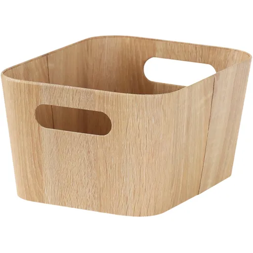 Set de 2 coșuri de depozitare Kitchisimo 31 × 23 × 16 cm, natur, naturală, L