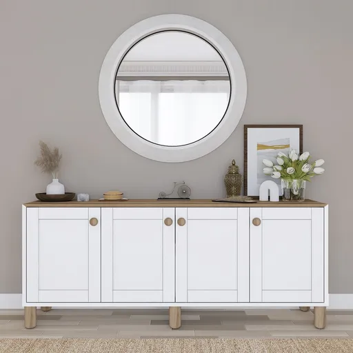 Consola, Hanah Home, Bohemian 1600-71, 180x80x37.3 cm, Nuc deschis