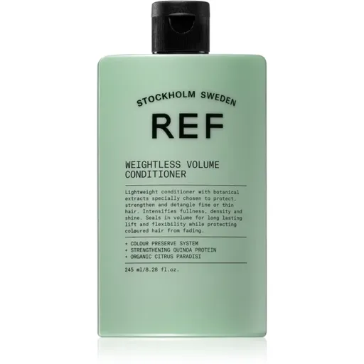 REF Weightless Volume Conditioner Balsam pentru par fin si moale. volum de la radacini 245 ml
