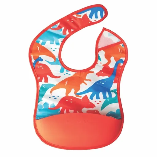 Tiny Twinkle Bib Red Dino bavețică 1 buc