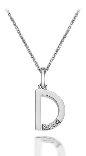 Hot Diamonds Colier Hot Diamonds Micro D Clasic DP404 (lănțișor, pandantiv)