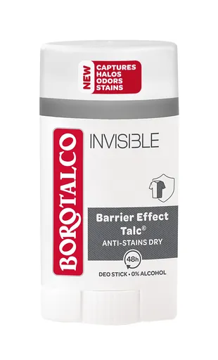 Borotalco Deodorant solid Invisible (Deo Stick) 40 ml