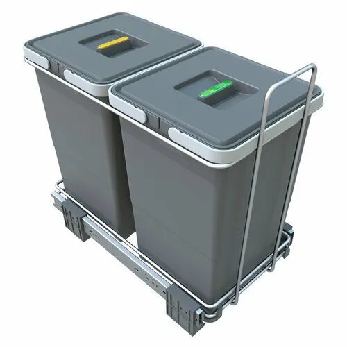 Coș de gunoi încorporat Elletipi ECOFIL,12 + 12 l