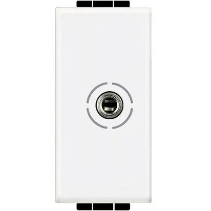Priza audio-video jack 3.5 Living Light Bticino N4280, alb