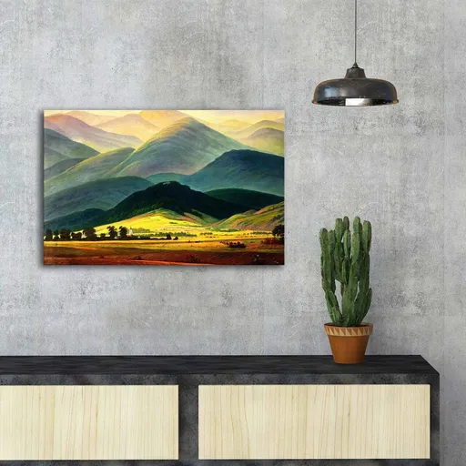 Tablou decorativ, FAMOUSART-100, Dimensiune: 45 x 70 cm, Multicolor