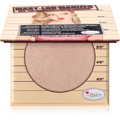 theBalm Lou Manizer Luminizer fard de ploape si iluminator intr-unul singur 5 g