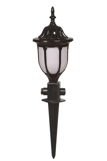 Lampa de exterior, Opviq, 685AVN1162, Alb/Negru